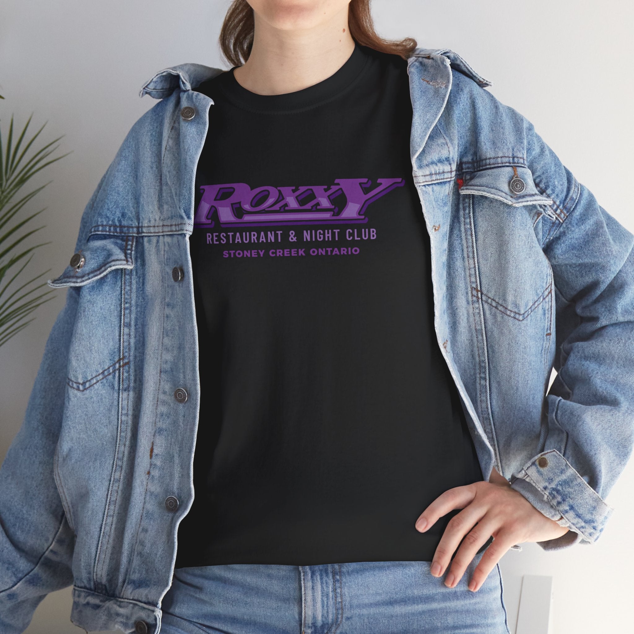 Roxxy Restaurant and Night Club Classic Black Tee