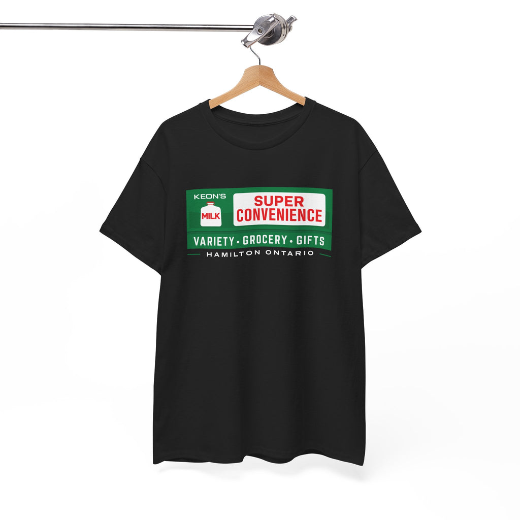 Keon's Super Convenience Classic Black Tee