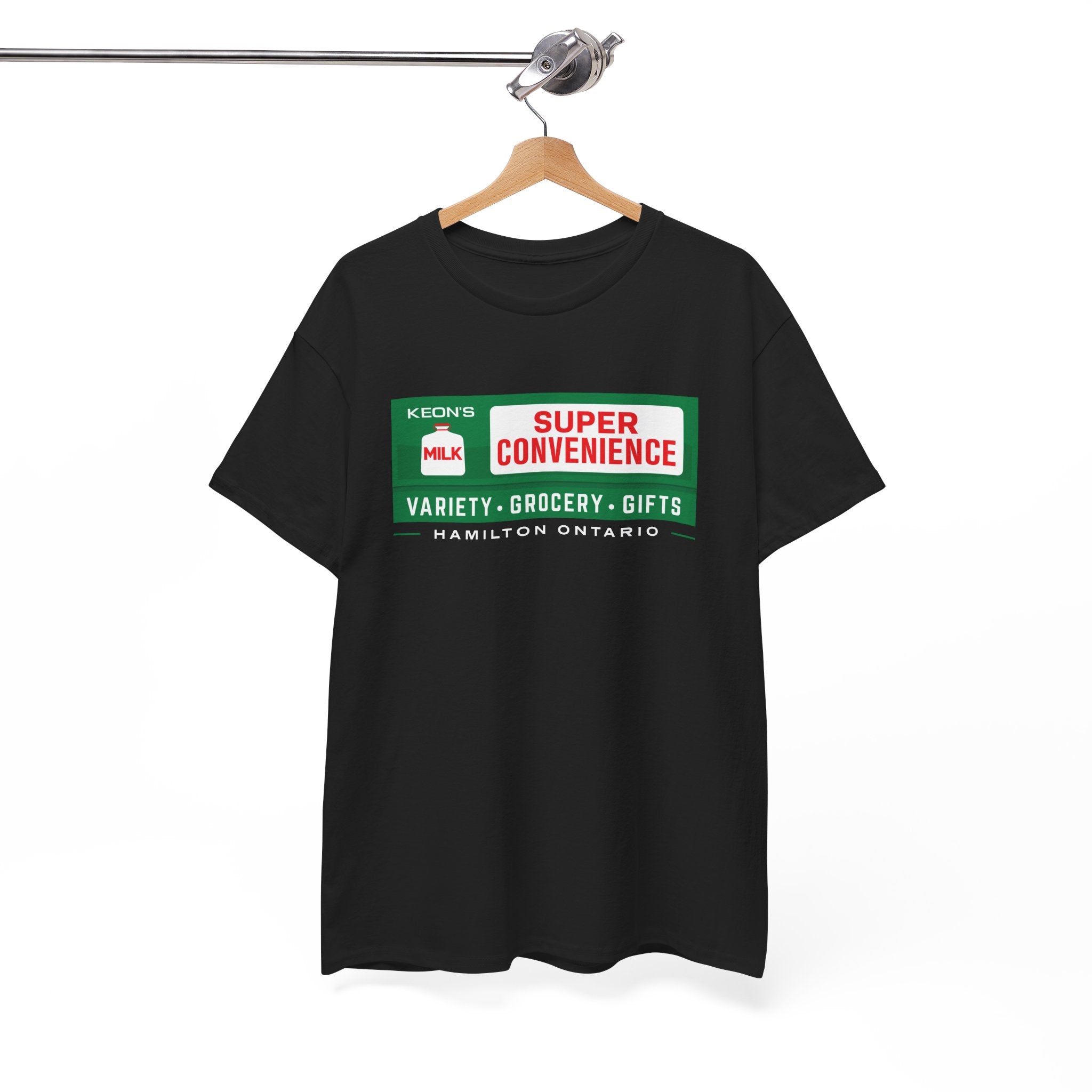 Keon's Super Convenience Classic Black Tee