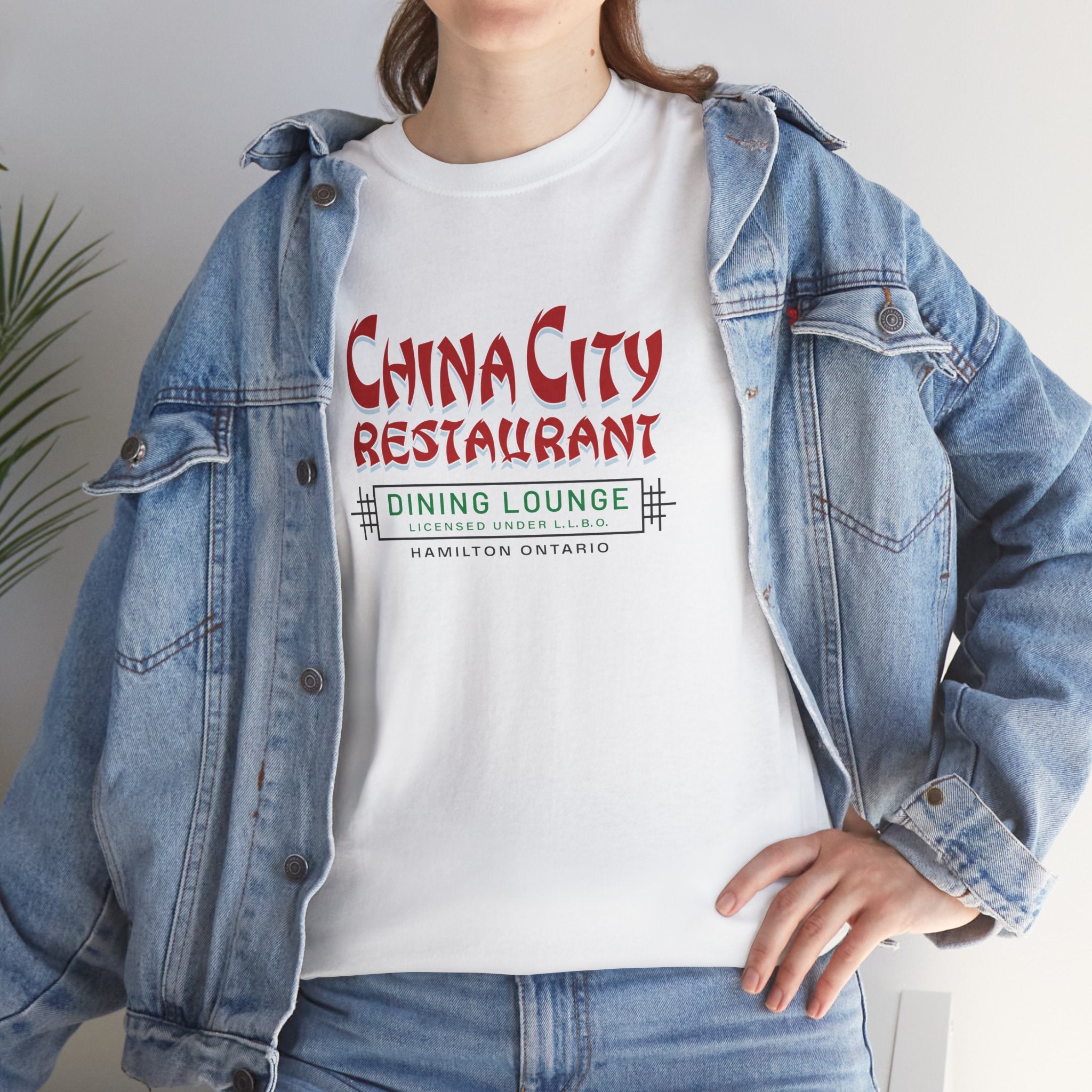 China City Restaurant Classic White Tee
