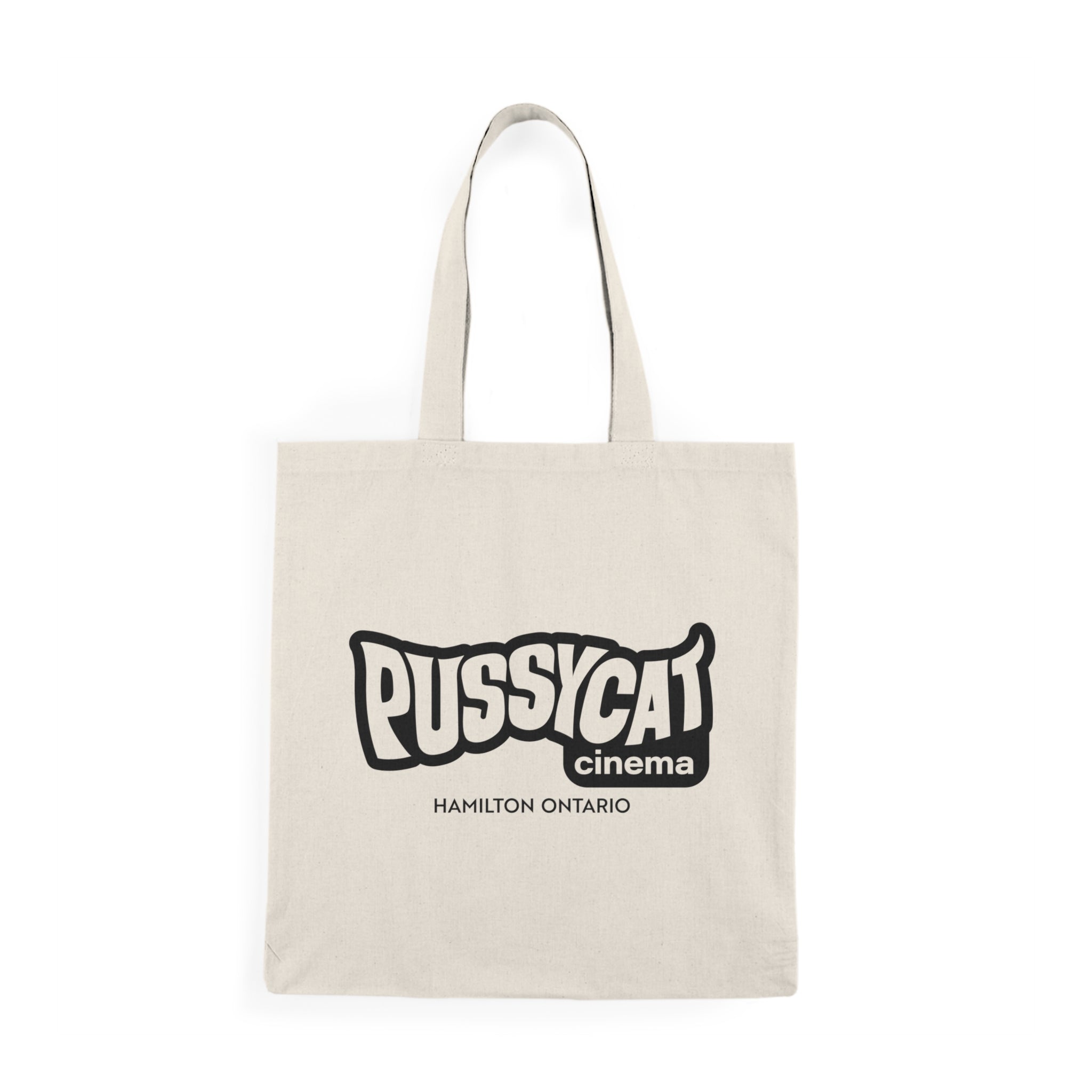 Pussycat Cinema Natural Tote Bag
