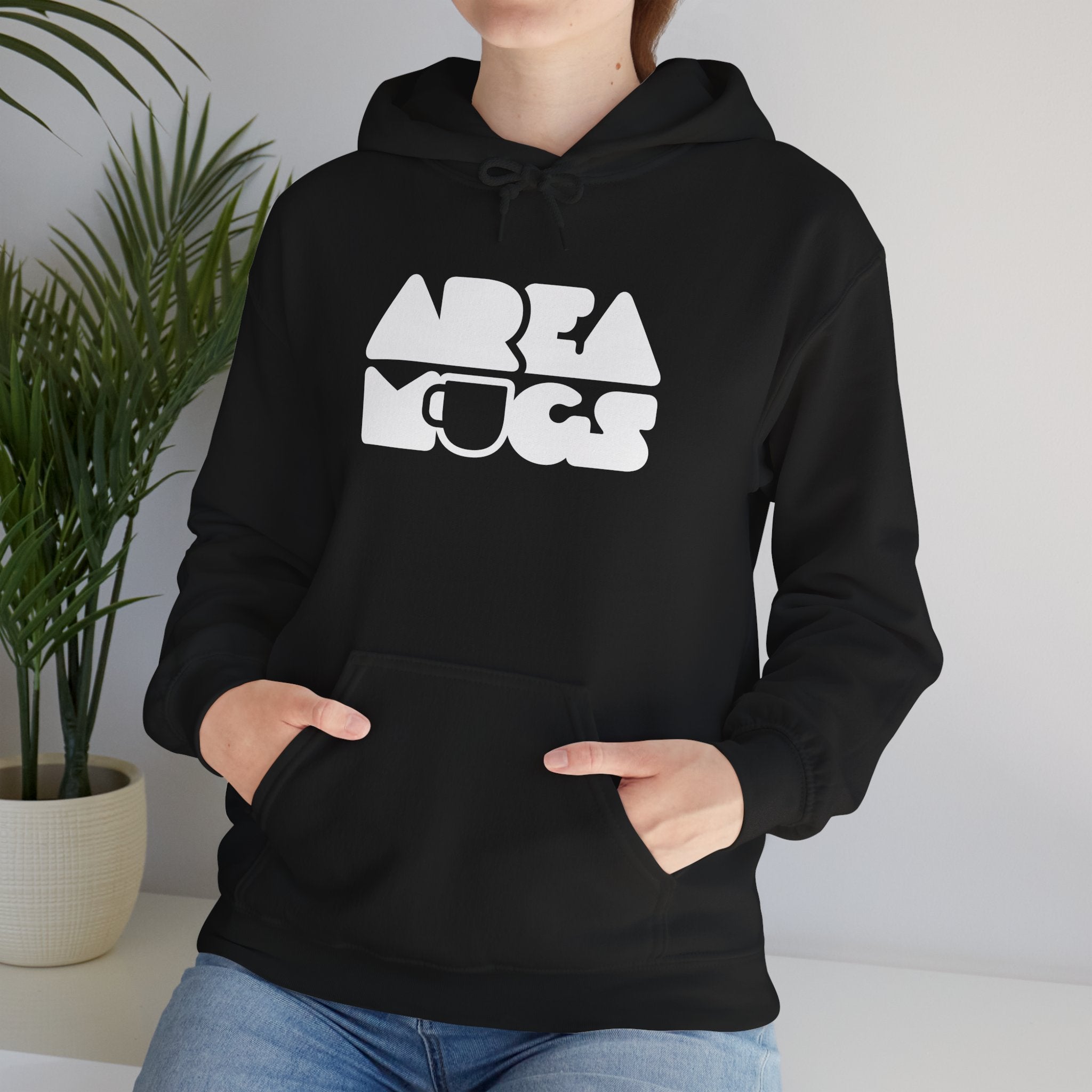 Area Mugs Logo Black Hoodie