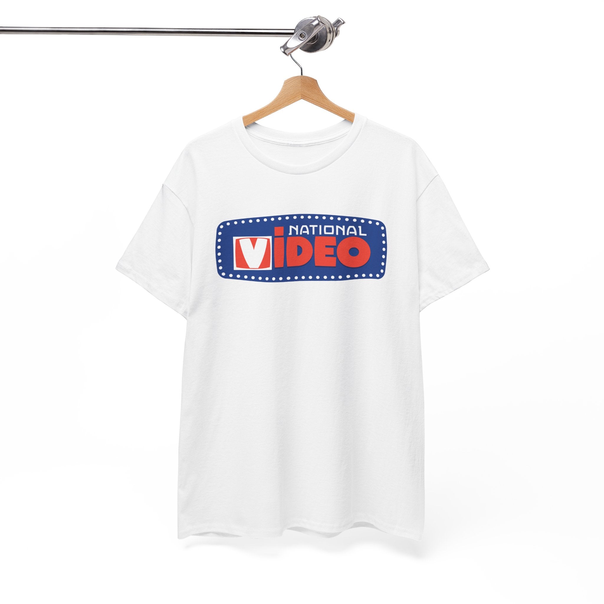 National Video Classic White Tee