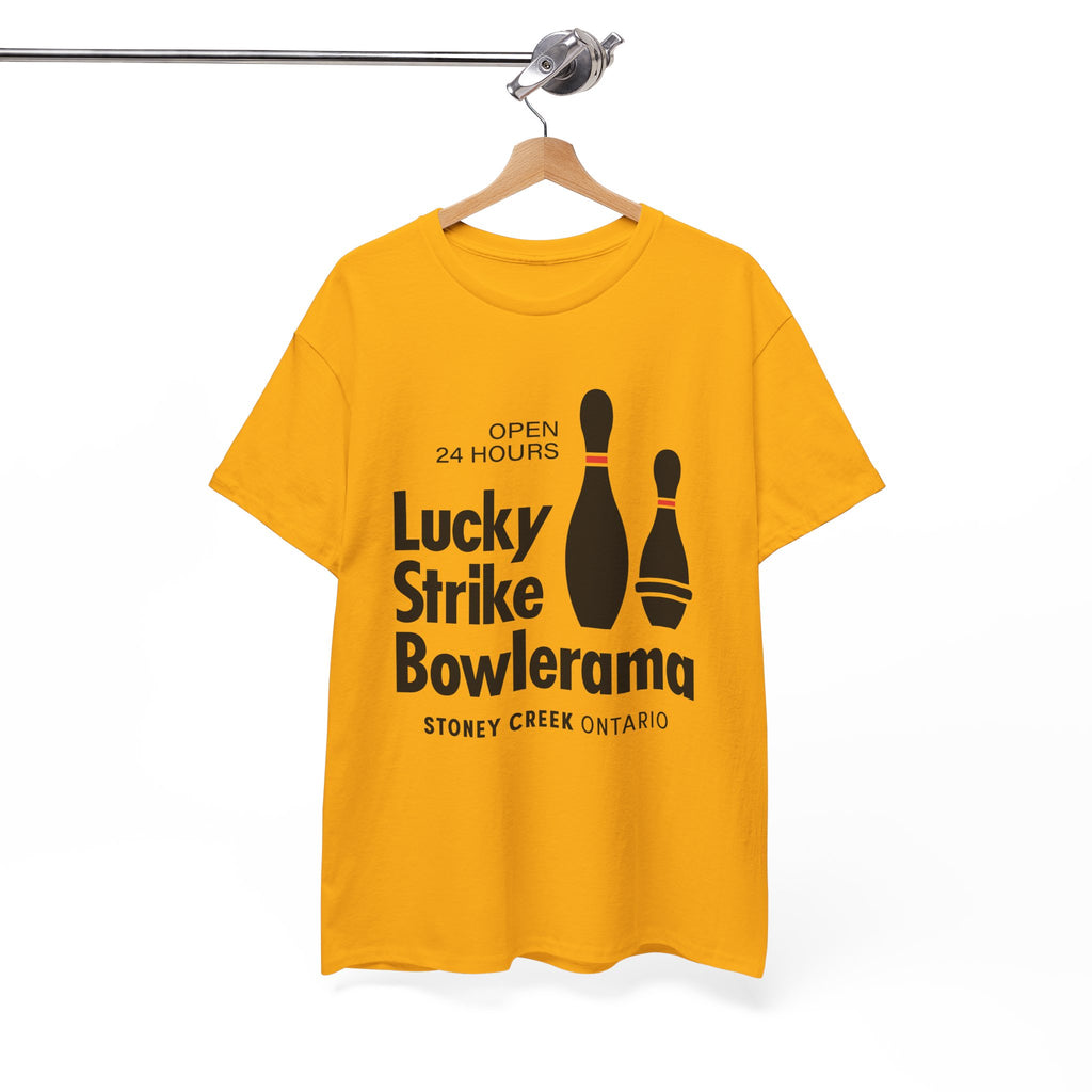 Limted Edition Lucky Strike Bowlerama Gold Tee
