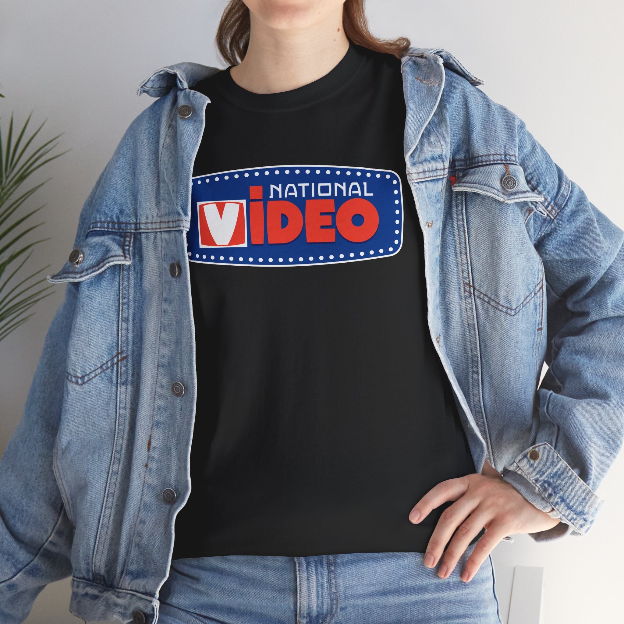 National Video Classic Black Tee
