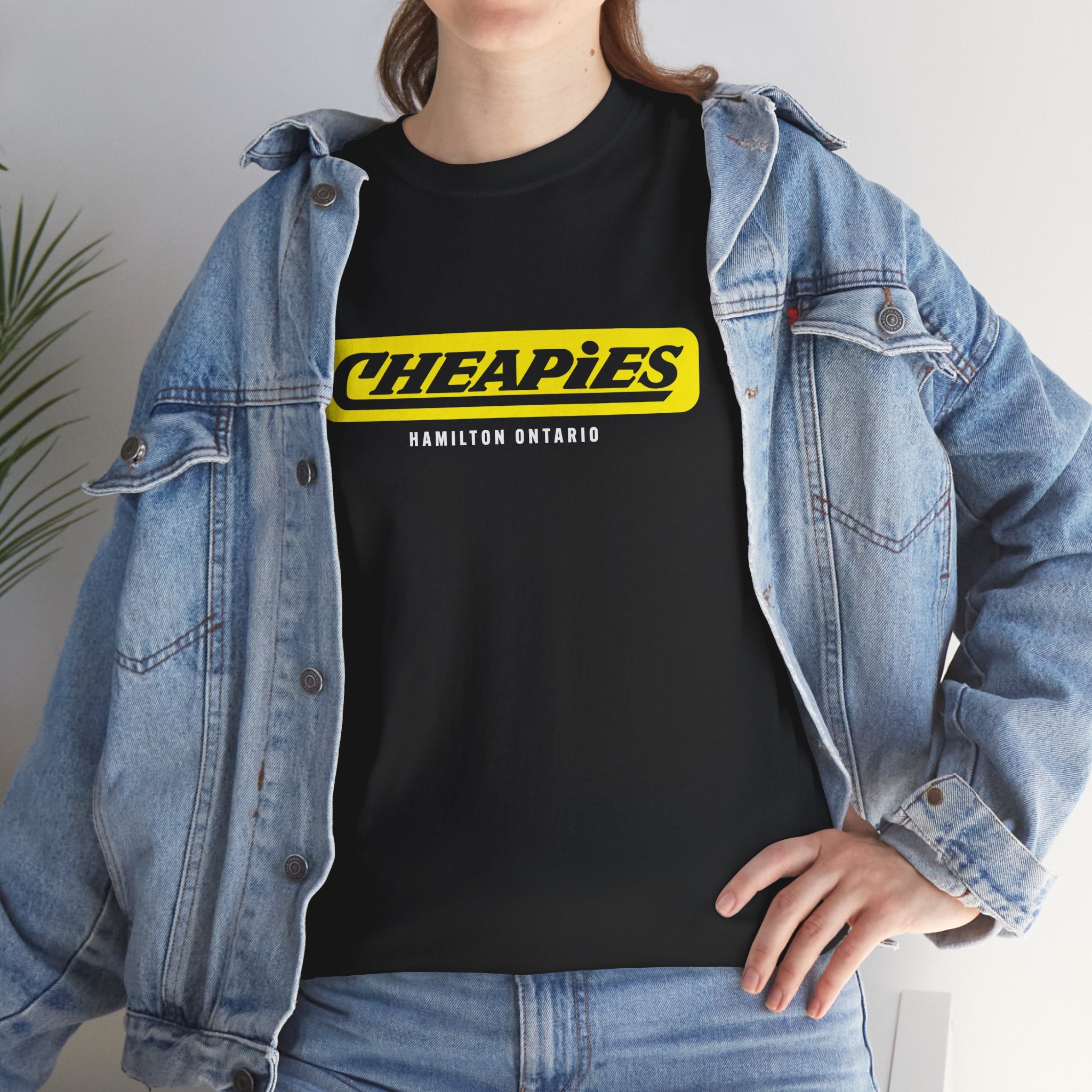 Cheapies Records Classic Black Tee