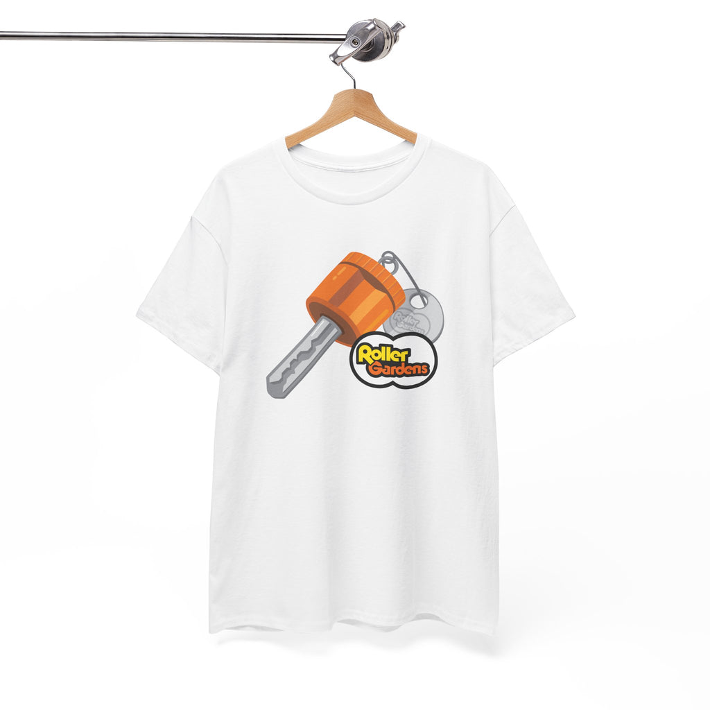 Roller Gardens Locker Key White Tee