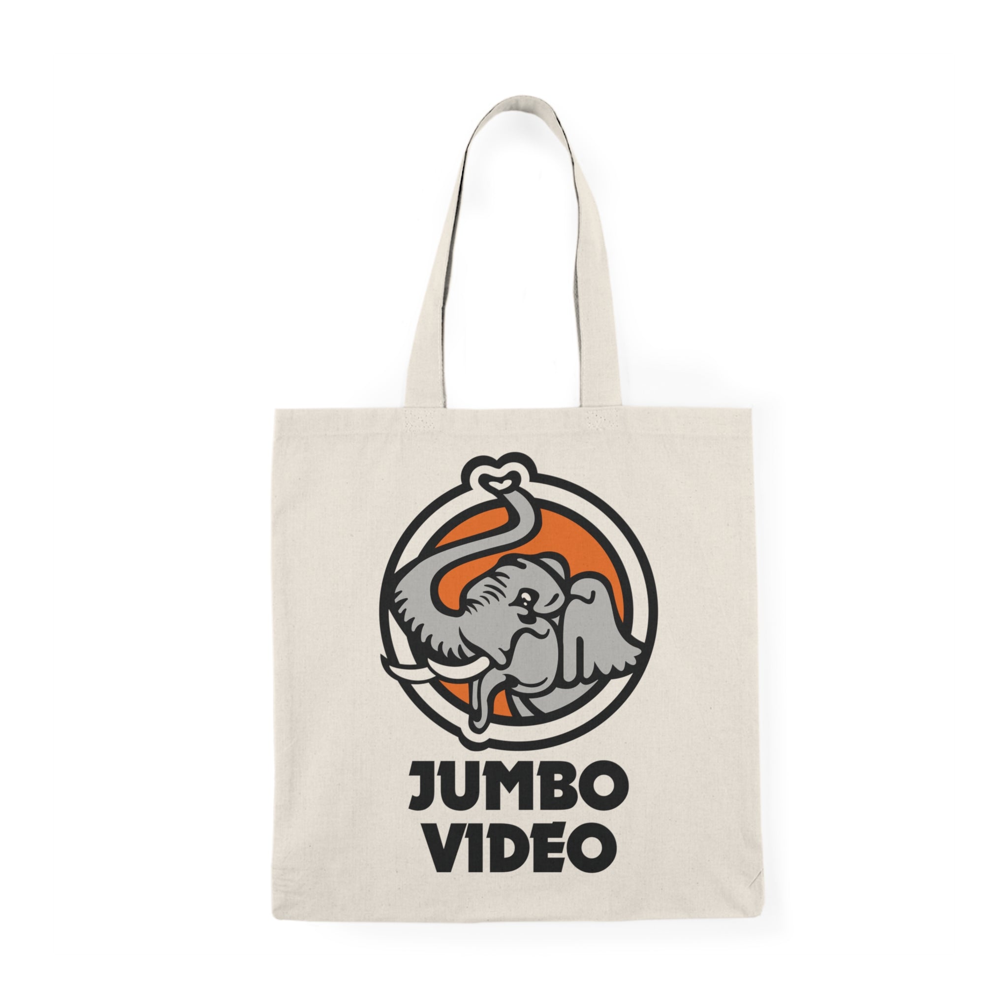 Jumbo Video Natural Tote Bag