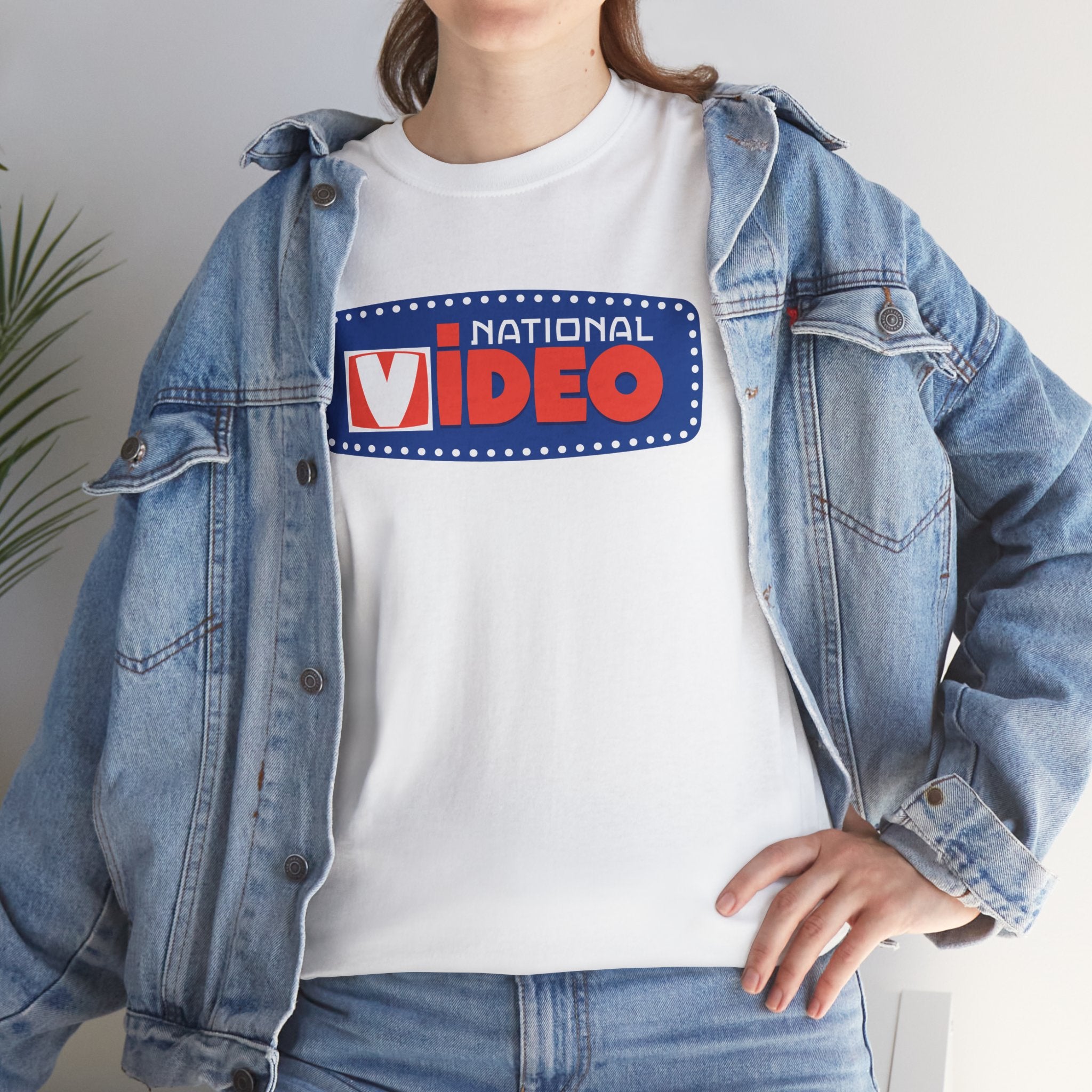 National Video Classic White Tee