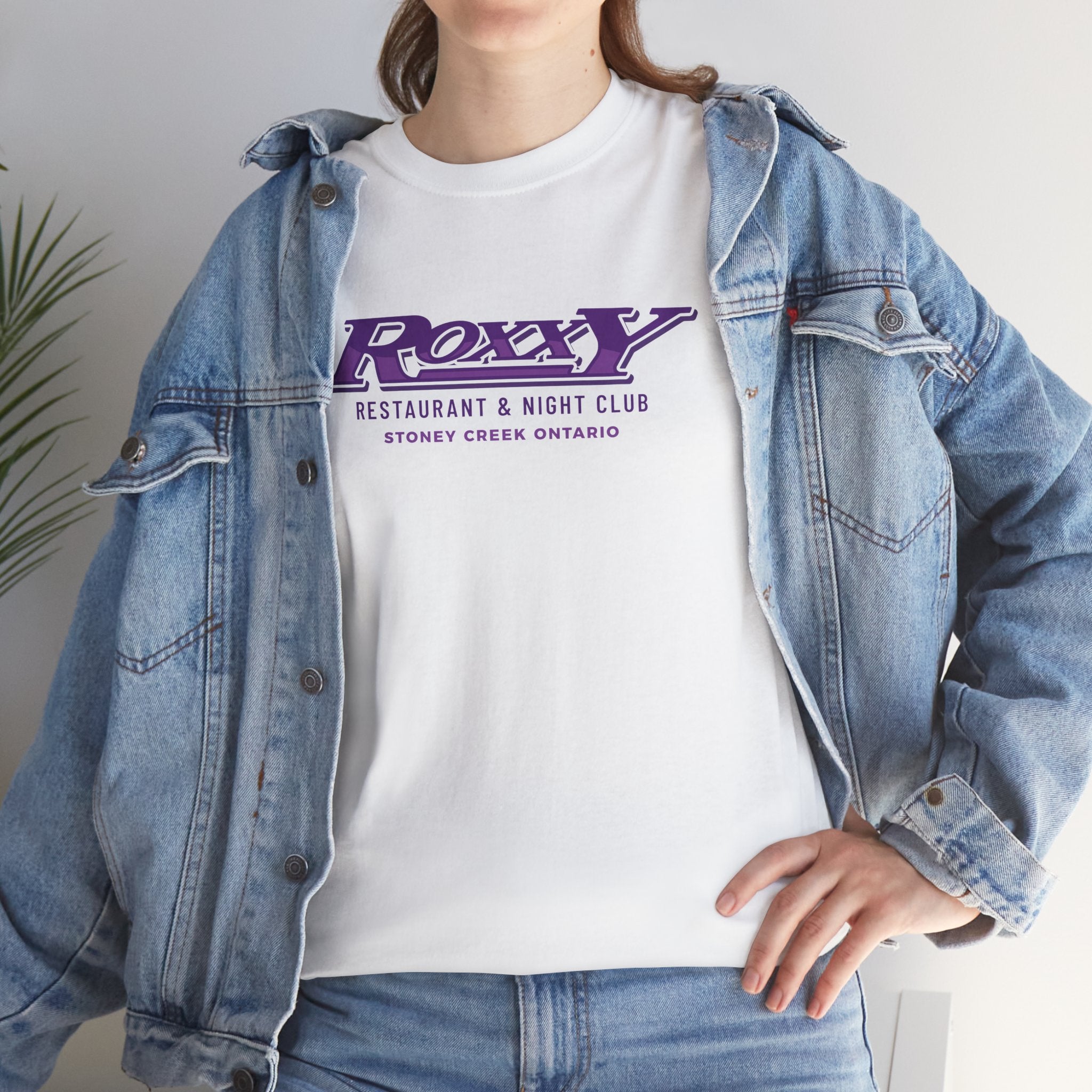 Roxxy Restaurant and Night Club  Classic White Tee