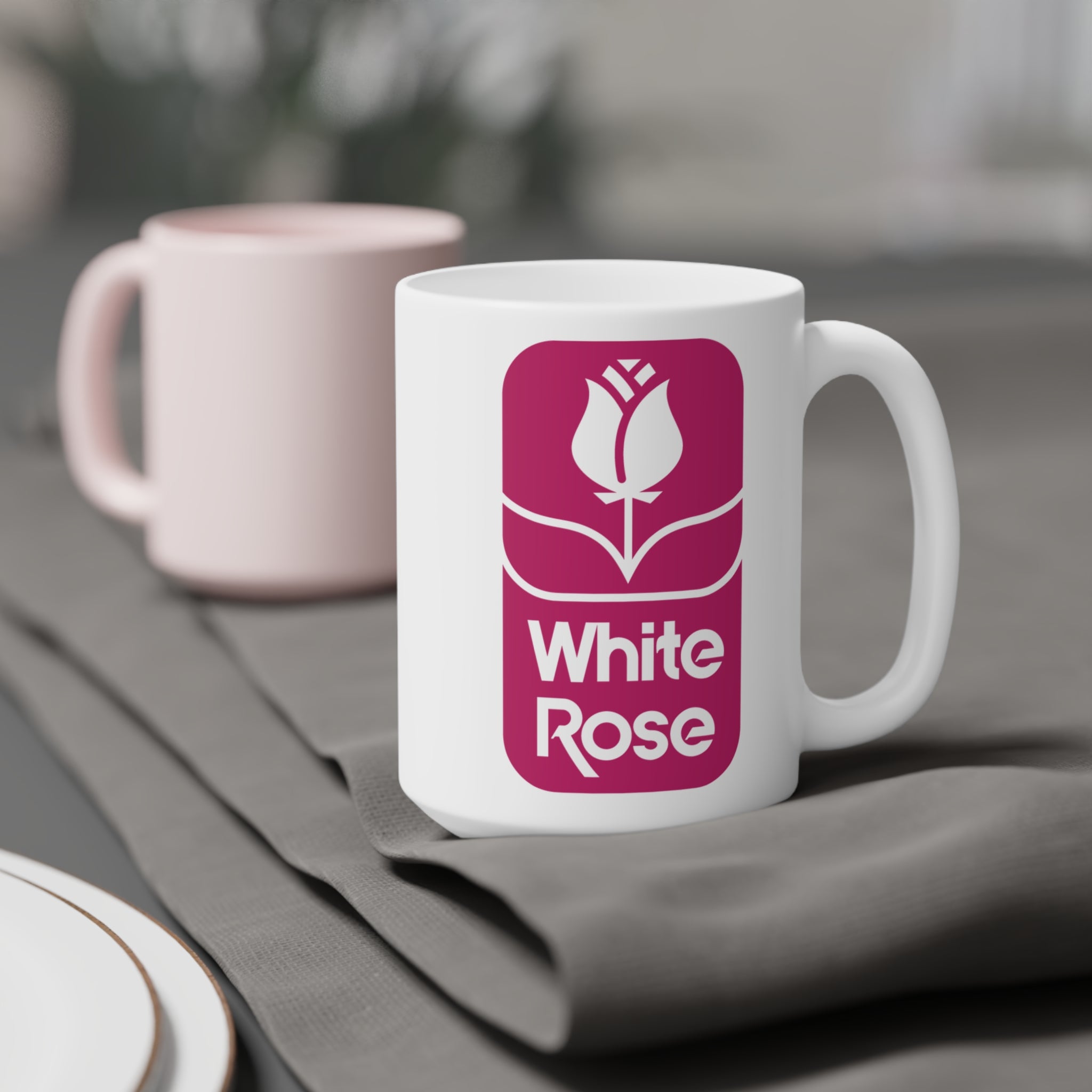 The White Rose Mug