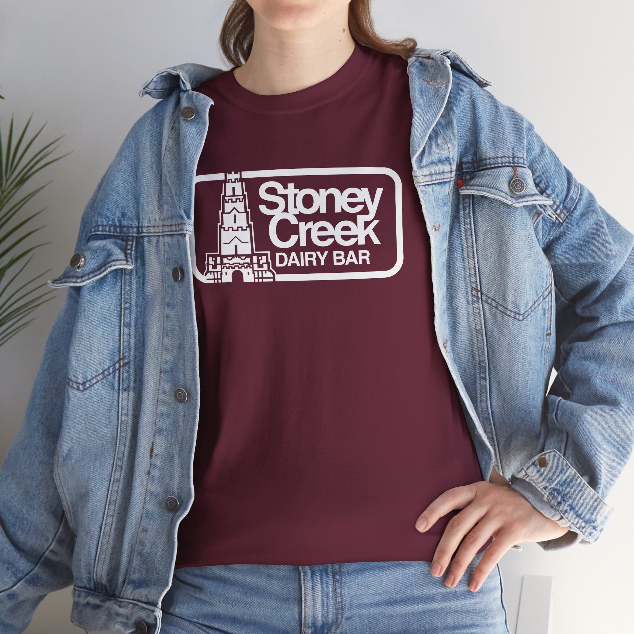 Stoney Creek Dairy Bar Classic Maroon Tee