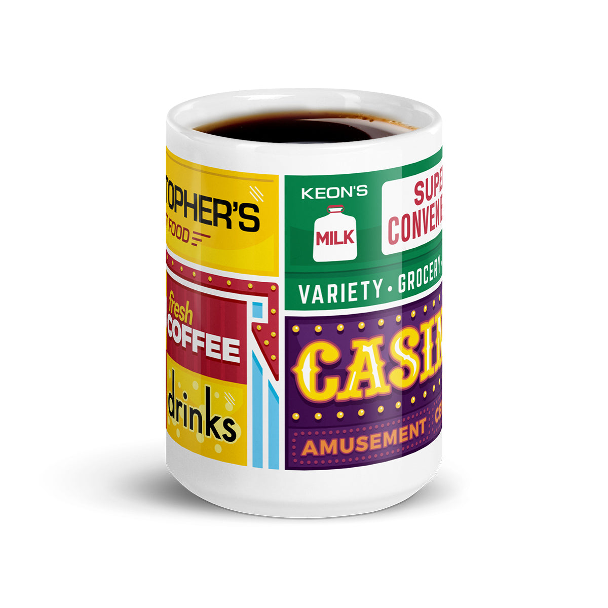 The Christopher's, Keon's and Casino Mug