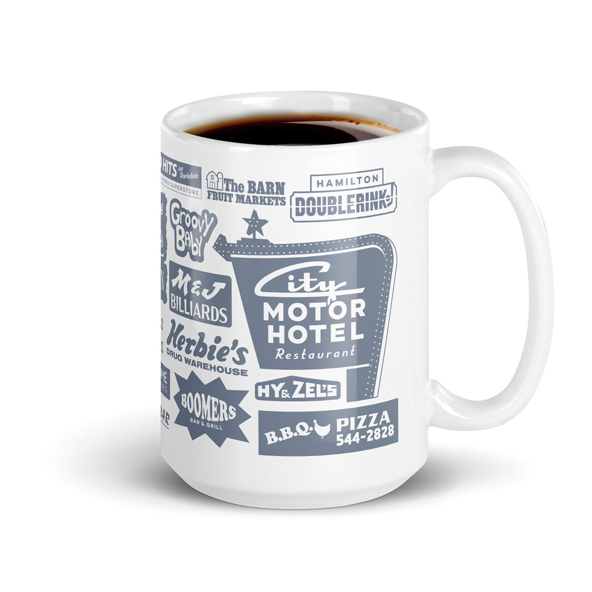 The East Hamilton Mug - Monotone Series