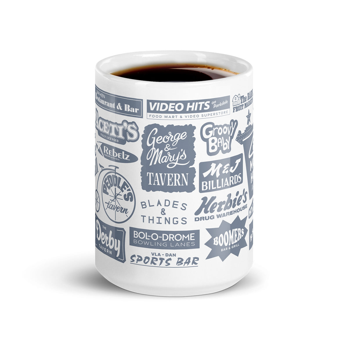 The East Hamilton Mug - Monotone Series