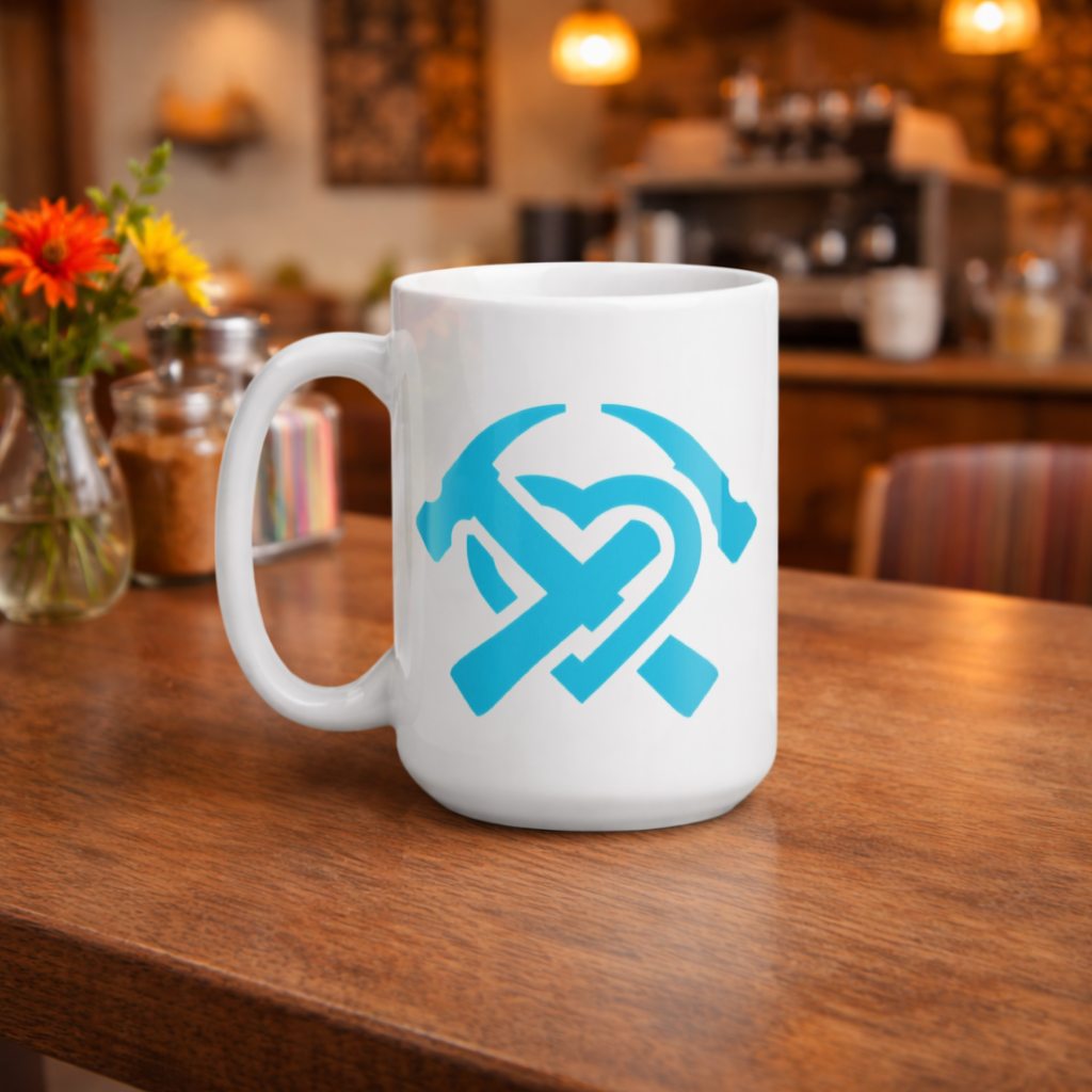 Heart Hammer - One of a Kind Mug