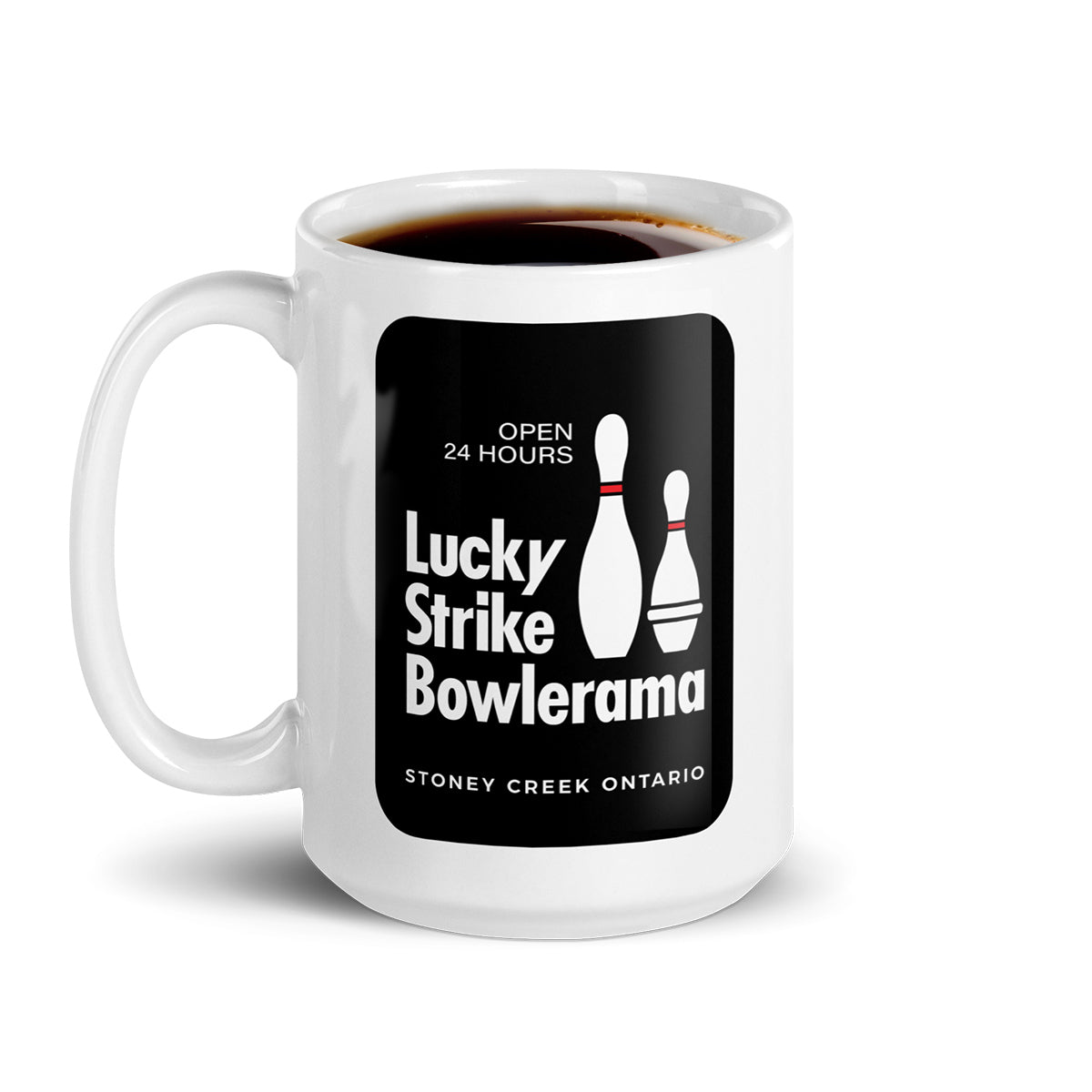 The Lucky Strike Bowlerama Mug