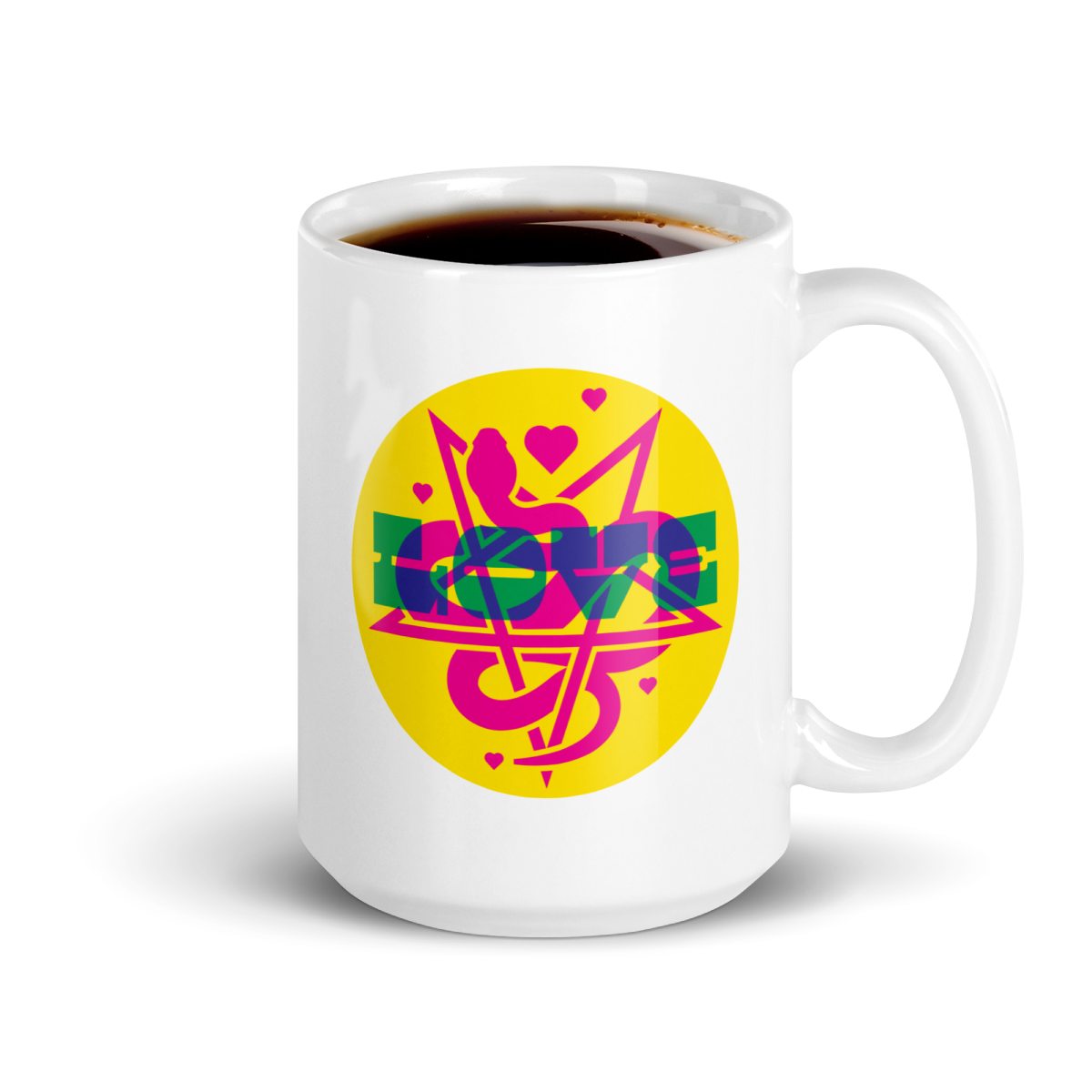 Love Pentagram Snake - One of a Kind Mug