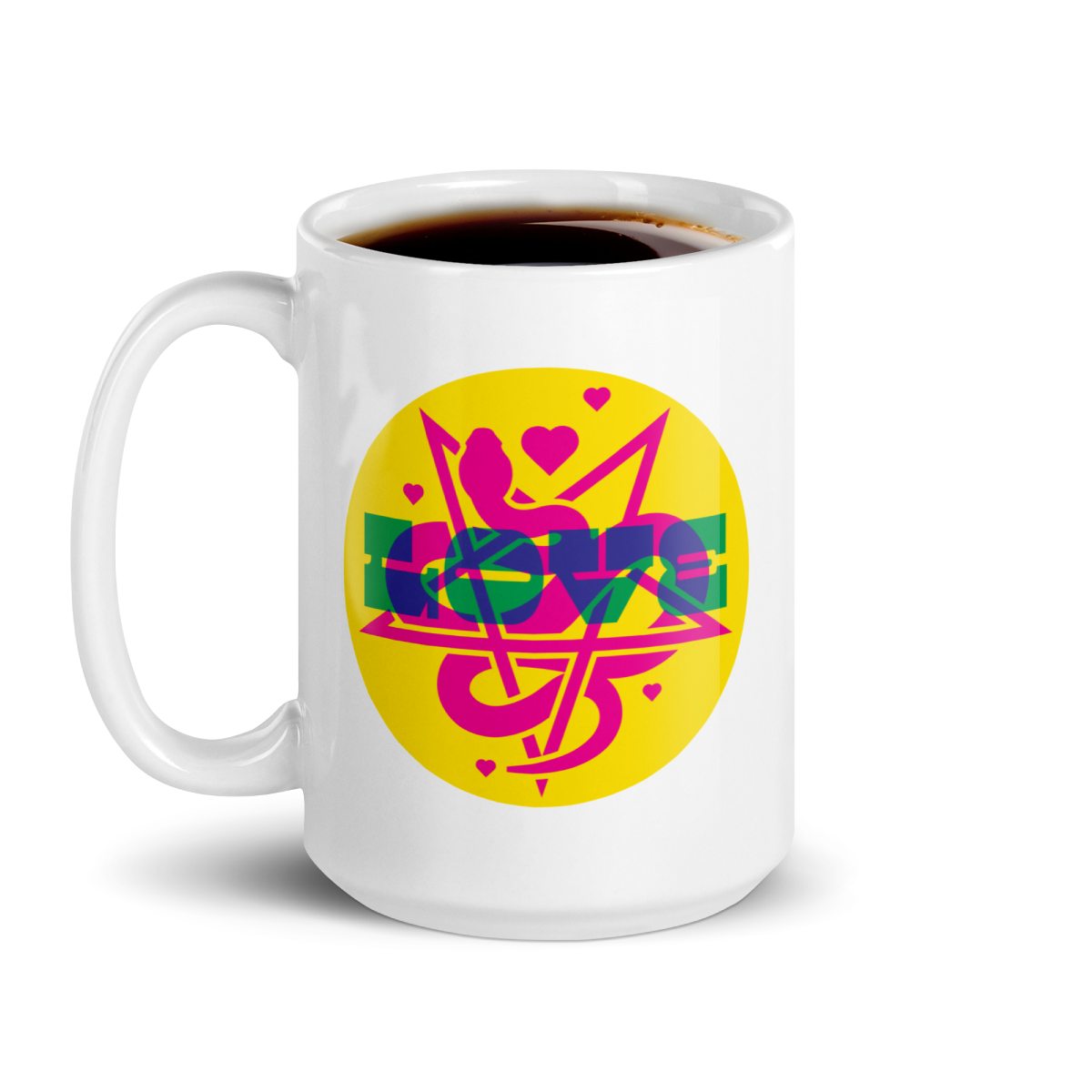 Love Pentagram Snake - One of a Kind Mug
