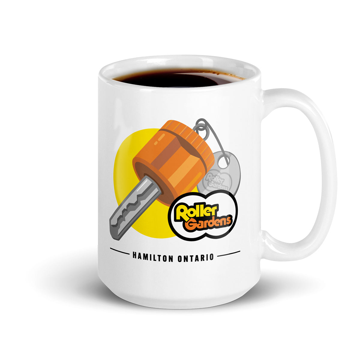 The Roller Gardens Locker Key Mug