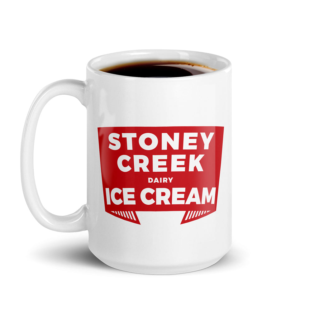 The Stoney Creek Dairy Ice Cream Banner Mug